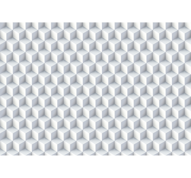 Cube pattern design fototapete z 3d učinki - TenStickers