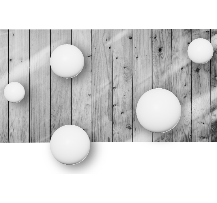 Geometric sphere arrangement fototapete s teksturami - TenStickers