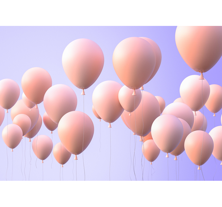 Joyful balloon moments fototapeta ljubezen - TenStickers