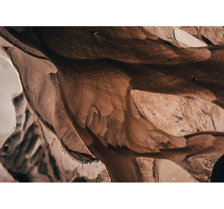 Textured sand patterns abstraktni fototapeti - TenStickers