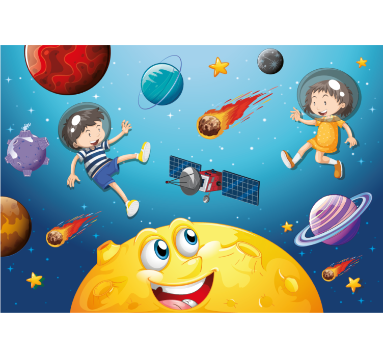 Space adventure journey fototapeta s fantazijskimi motivi - TenStickers