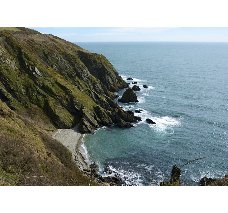 Seaside stone structure stenske poslikave - TenStickers