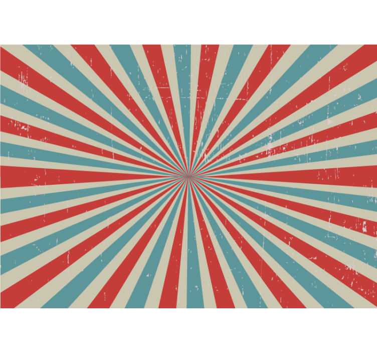 Radial color burst fototapete z graffiti motivi - TenStickers