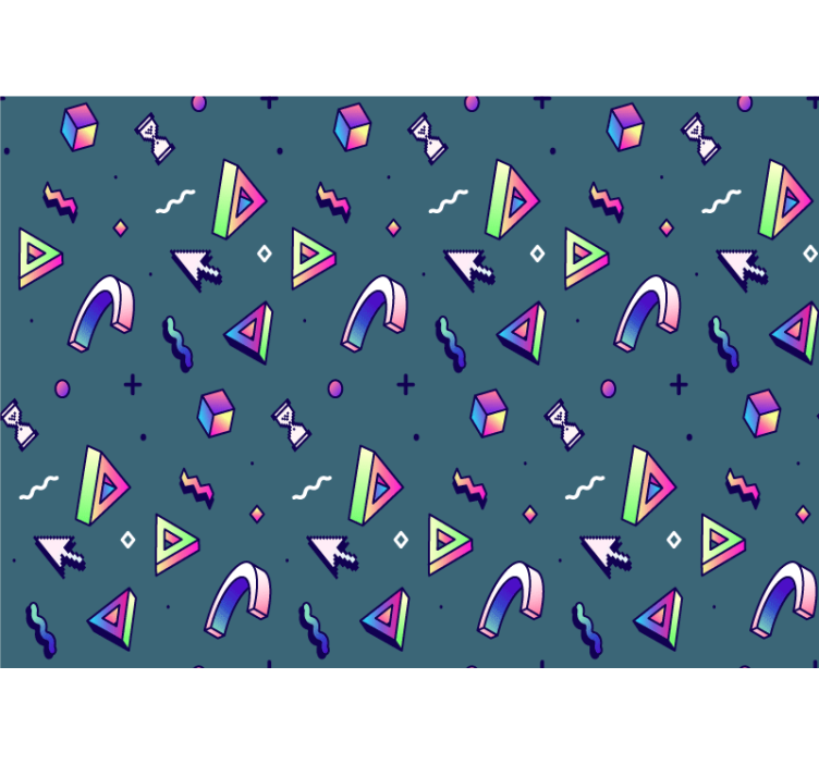 Geometric shape exploration fototapeta ljubezen - TenStickers