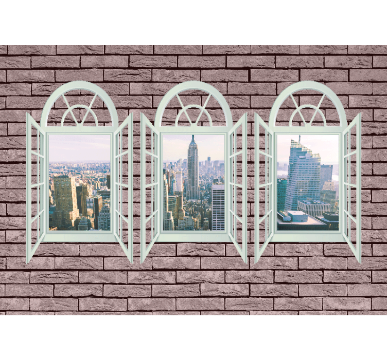 City skyline vista fototapeta new york - TenStickers
