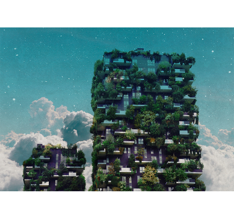 Green vertical garden fototapete z naravo - TenStickers