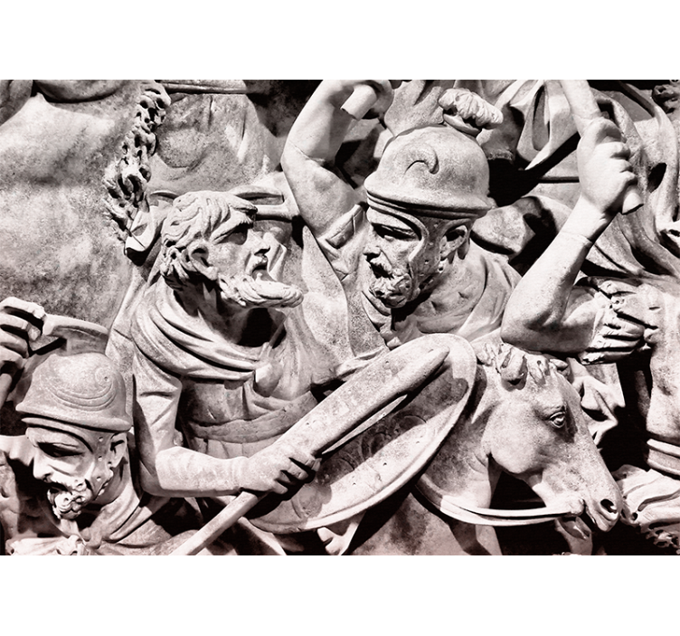 Ancient battle scene fototapete klasične umetnosti - TenStickers