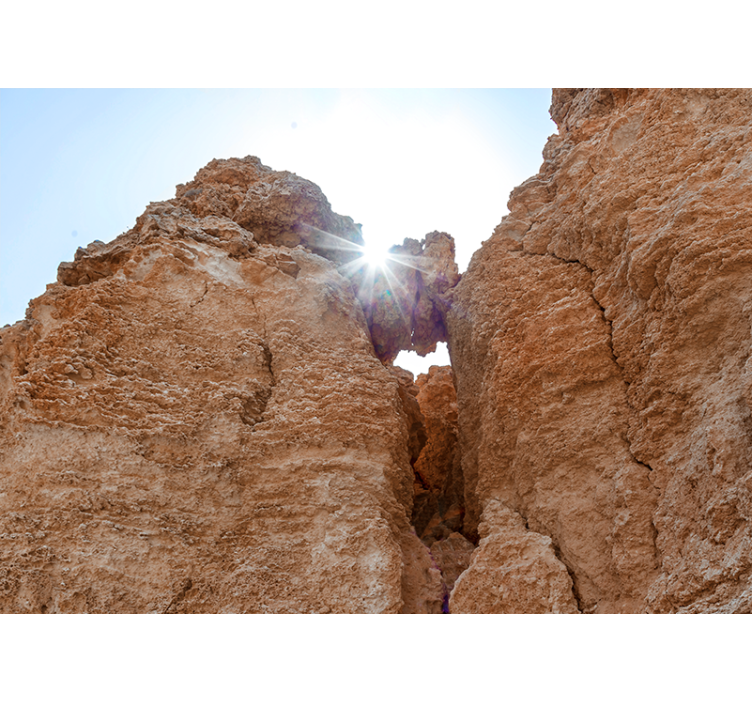 Rocky landscape view fototapeta z gorami - TenStickers