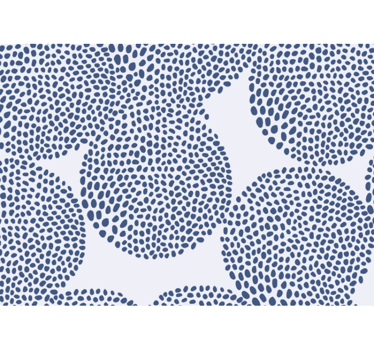 Organic shape pattern fototapete s teksturami - TenStickers