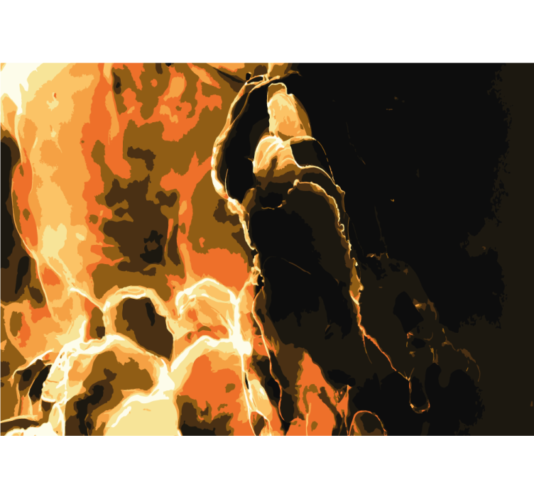 Fiery abstract pattern abstraktni fototapeti - TenStickers