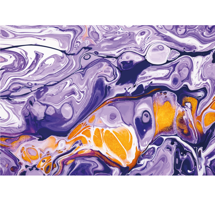Fluid purple swirl abstraktni fototapeti - TenStickers