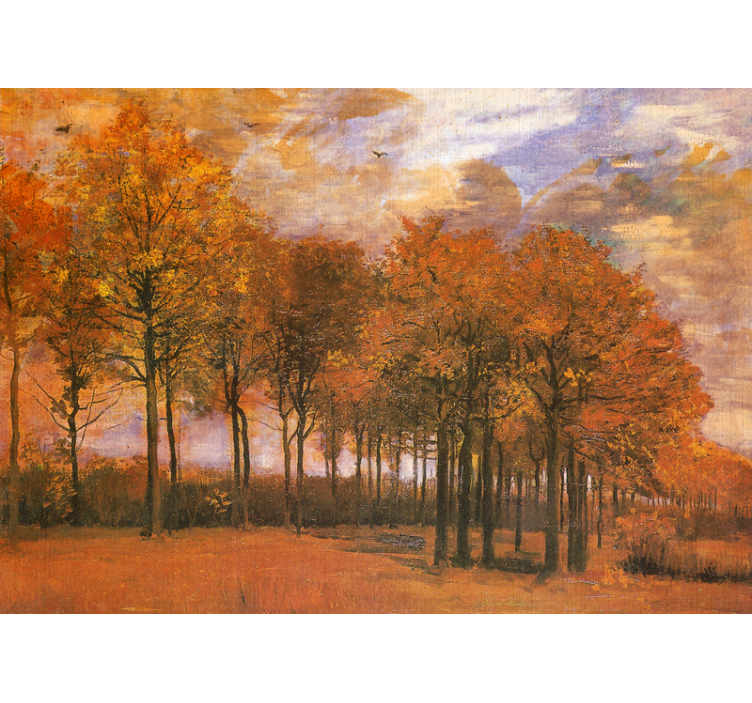 Fall woodland scenery stenske poslikave - TenStickers