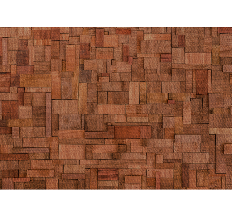 Textured wooden planks fototapete kamni - TenStickers