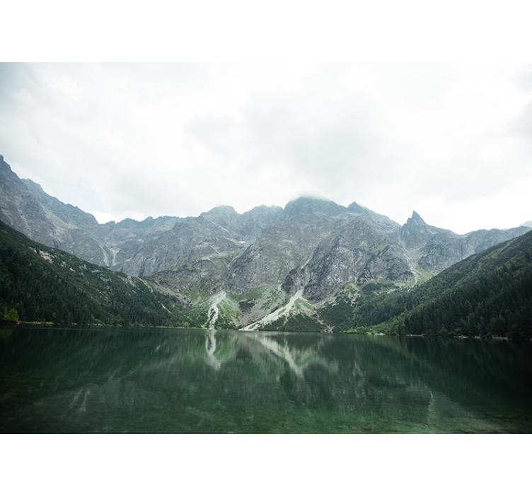 Magnificent mountain reflection stenske poslikave - TenStickers