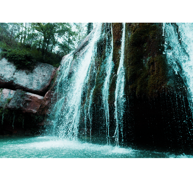 Grand waterfall cascade slap fototapeta - TenStickers