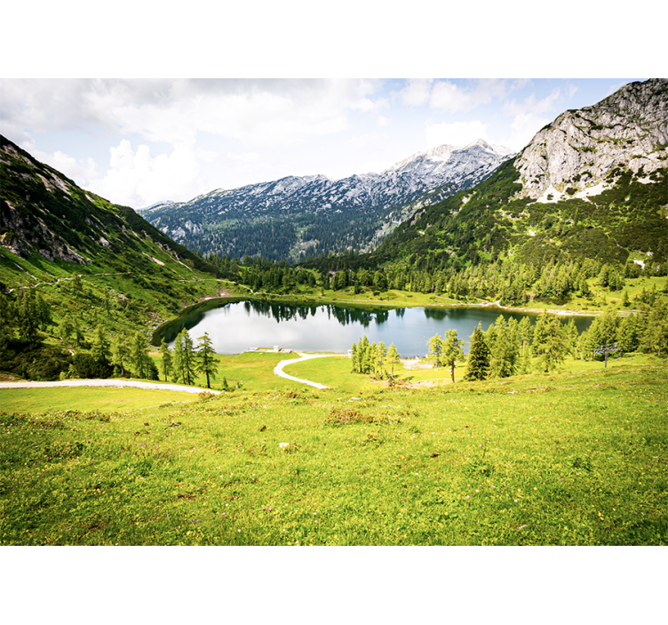 Scenic alpine view stenske poslikave - TenStickers