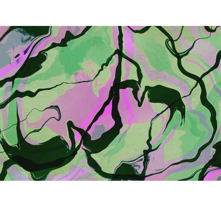 Organic shape composition abstraktni fototapeti - TenStickers