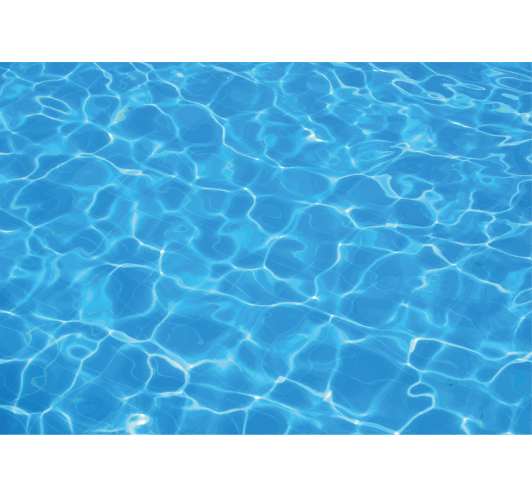 Clear water surface fototapete z morjem - TenStickers