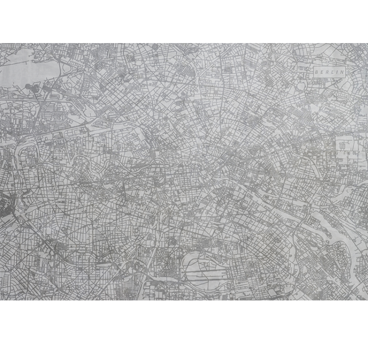 Podroben zemljevid berlina fototapeta berlin - TenStickers