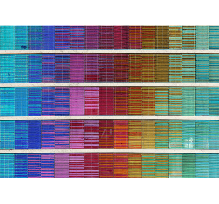 Fasadna stenska poslikava mavrične frekvence - TenStickers