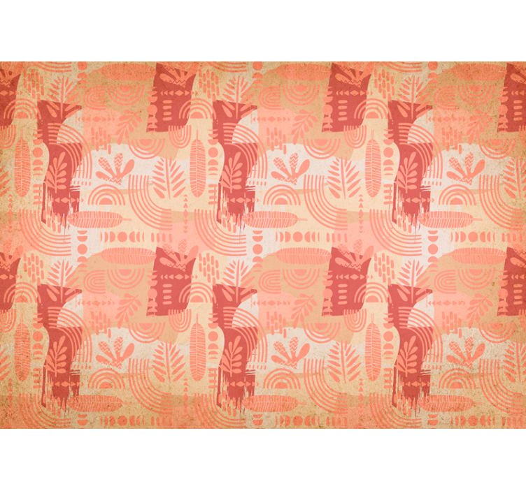 Geometric pattern motif fototapete z teksturami - TenStickers