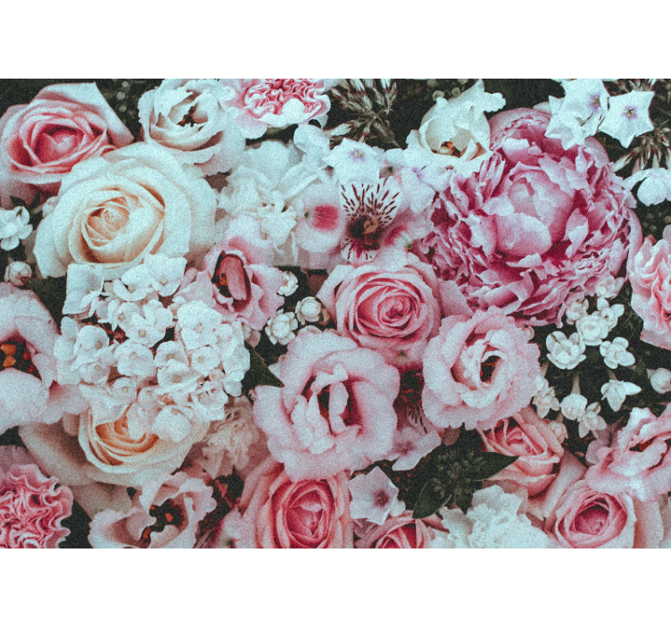 Floral arrangement delight fototapete s cvetjem - TenStickers