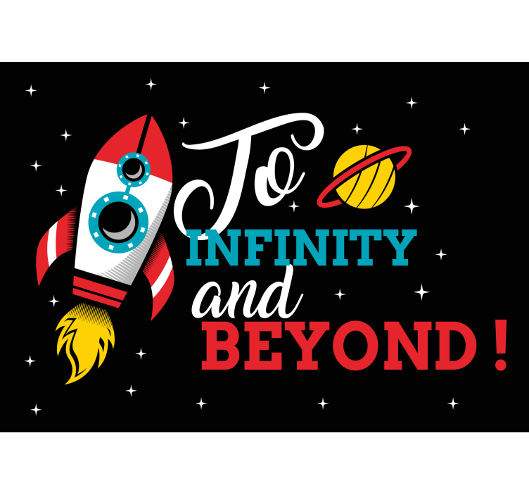 Rocket space adventure fototapeta z motivi vesolja - TenStickers