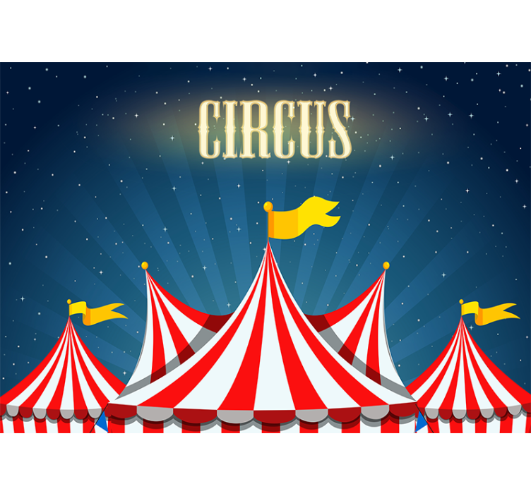 Circus playtime fototapeta ljubezen - TenStickers