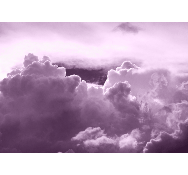 Purple cloud formation fototapete neba - TenStickers