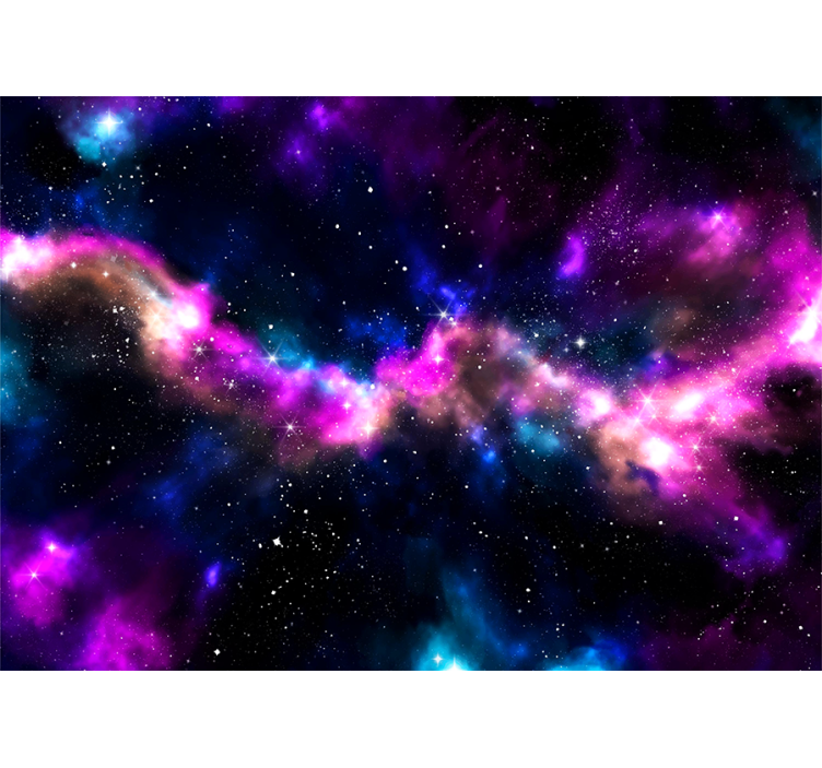 Cosmic nebula landscape vesoljski fototapeti - TenStickers