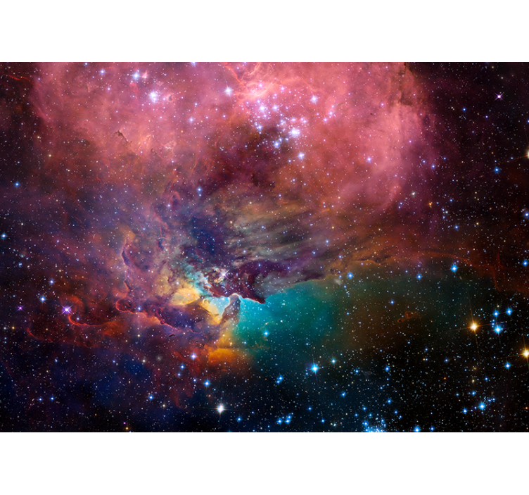 Cosmic nebula scene vesoljski fototapeti - TenStickers