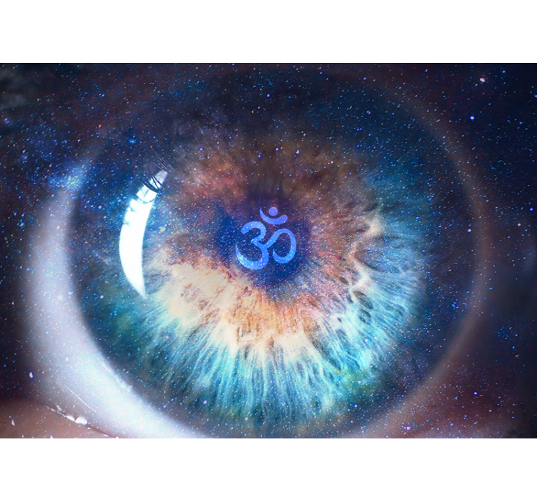 Cosmic eye symbol zen fototapete - TenStickers