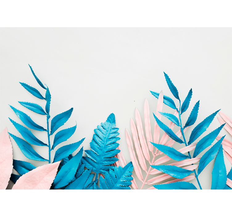 Tropical leaf design fototapete narava - TenStickers