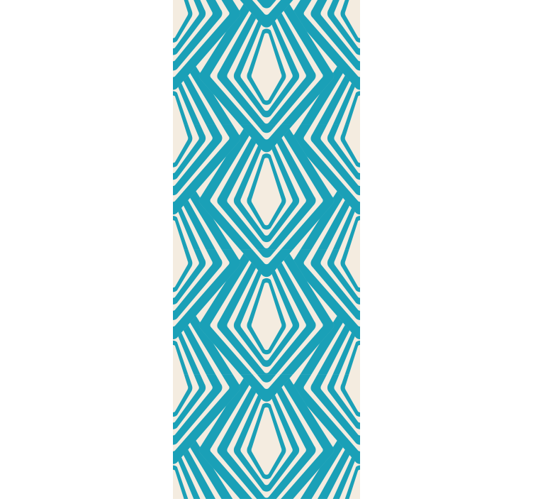 Geometric diamond pattern fototapete s teksturami - TenStickers