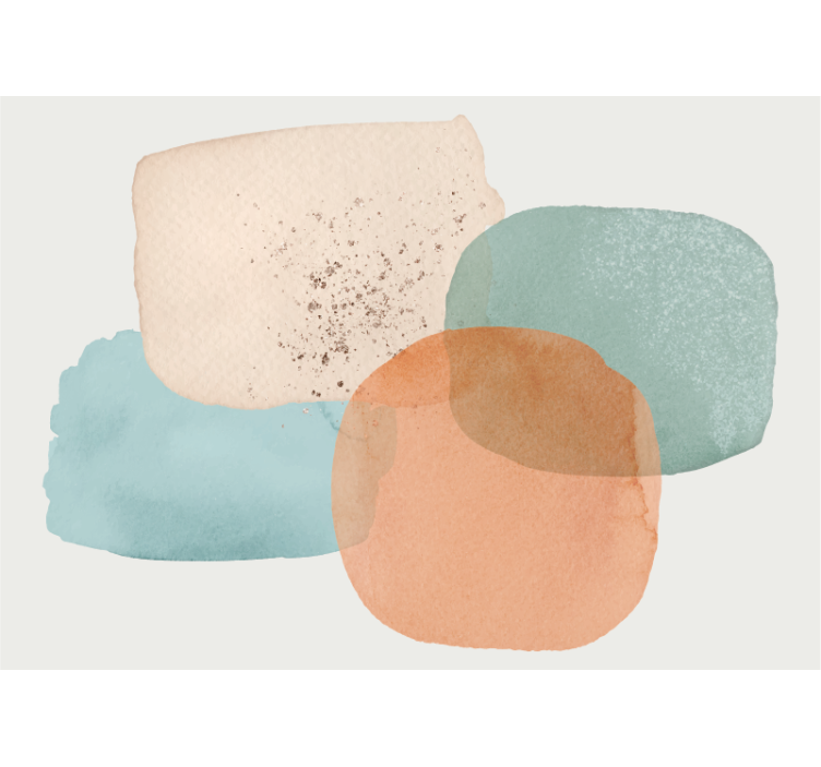 Mehke krožne oblike Abstraktni fototapeti - TenStickers