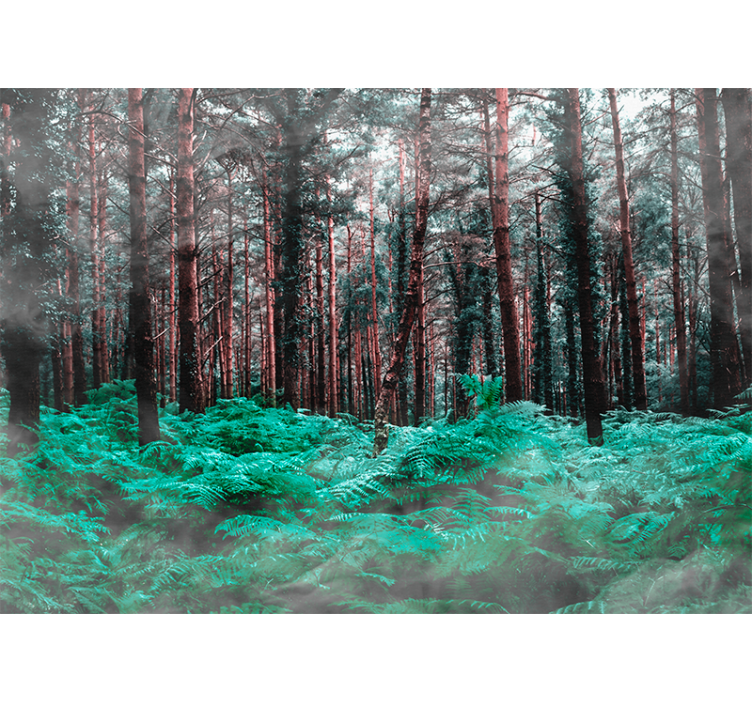 Lush green wilderness fototapete narava - TenStickers