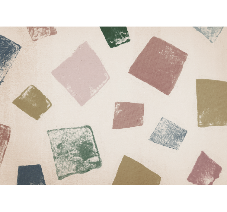 Geometric color blocks fototapete s teksturami - TenStickers