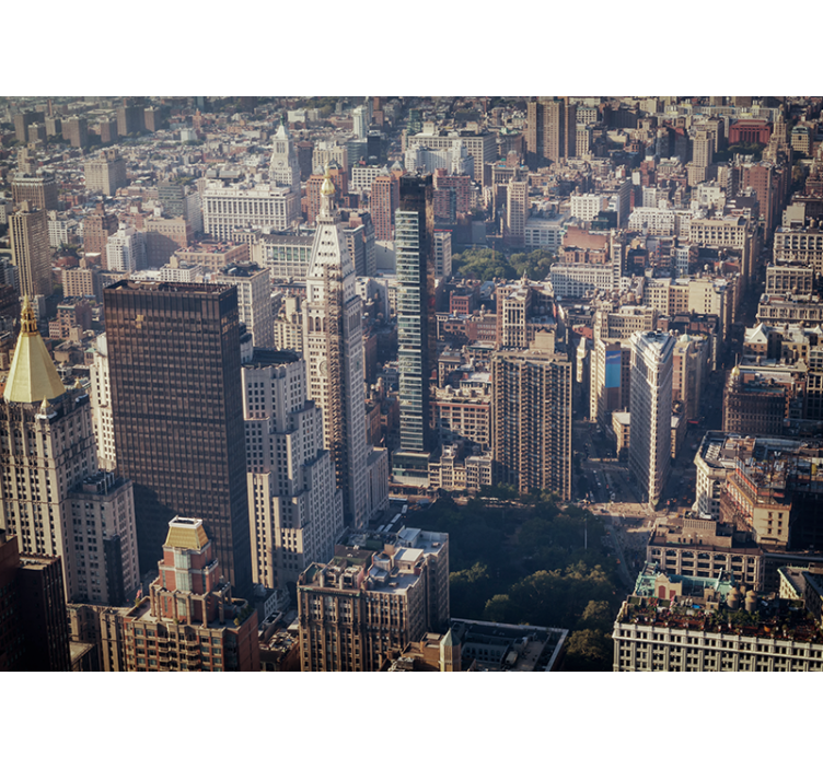 Urban vista fototapete mest in držav - TenStickers