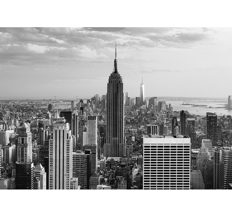 Empire state urban landscape fototapeta new york - TenStickers