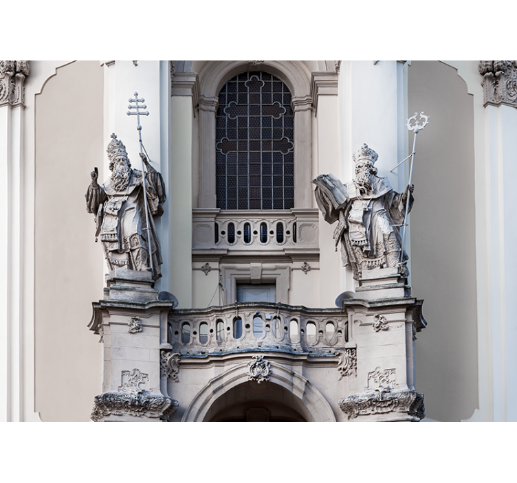 Klasična vrata optična iluzija 3d stenska poslikava - TenStickers