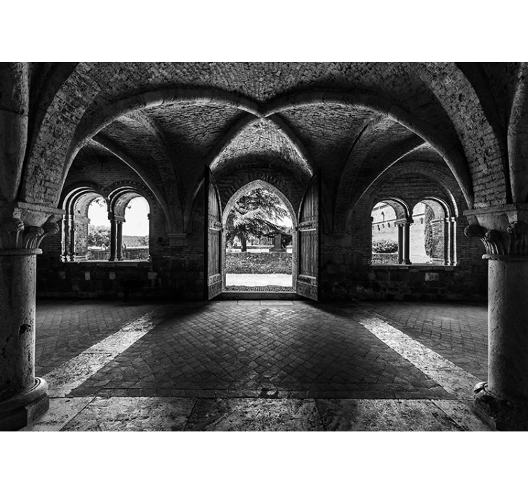 Historic archway view fototapete mest in držav - TenStickers