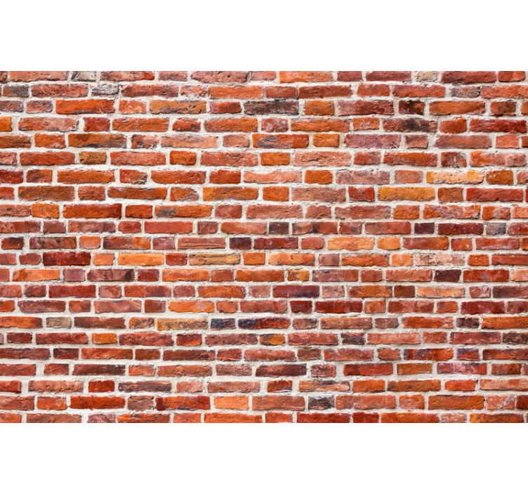 Rustic brick pattern fototapete s kamnitim videzom - TenStickers