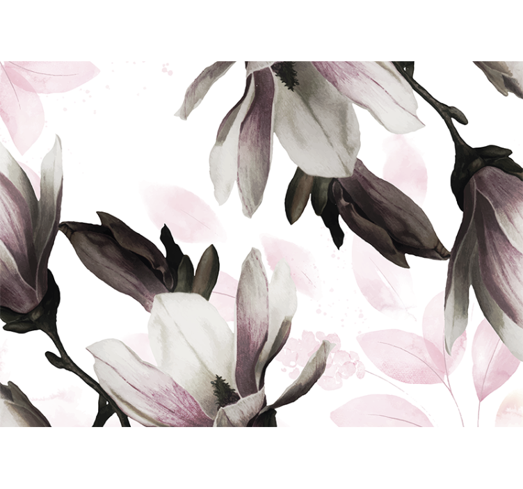 Elegant magnolia blooms fototapeta magnolija - TenStickers