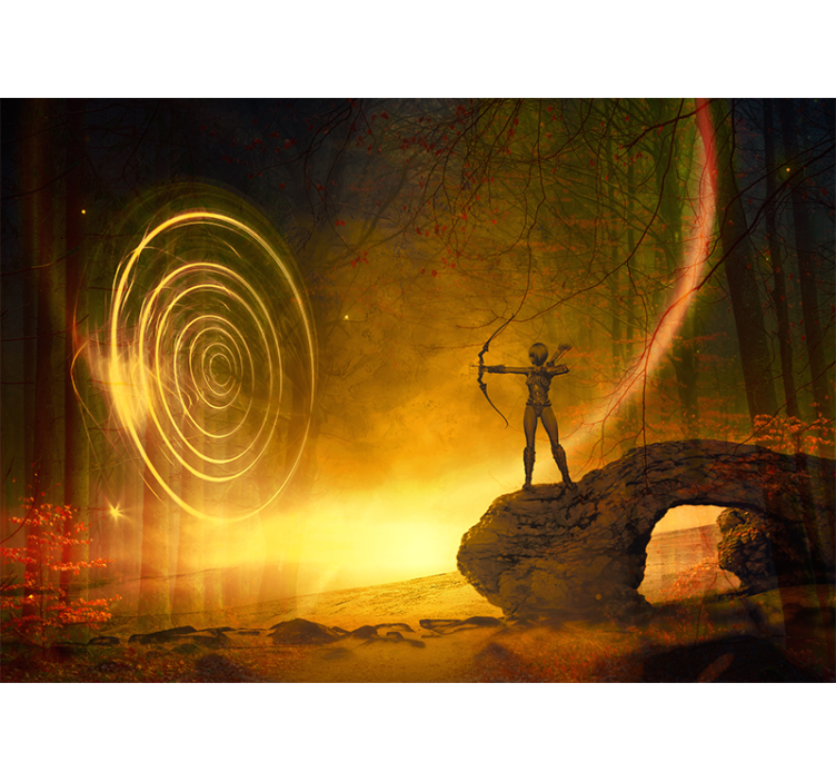 Enchanting archer portal fototapeta s fantazijskimi motivi - TenStickers