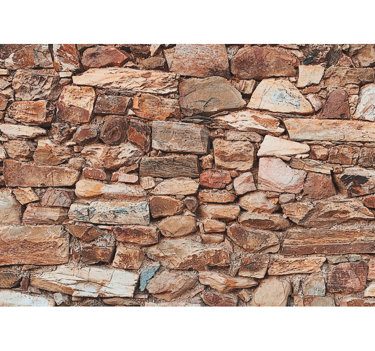 Rustic stone texture fototapete kamni - TenStickers