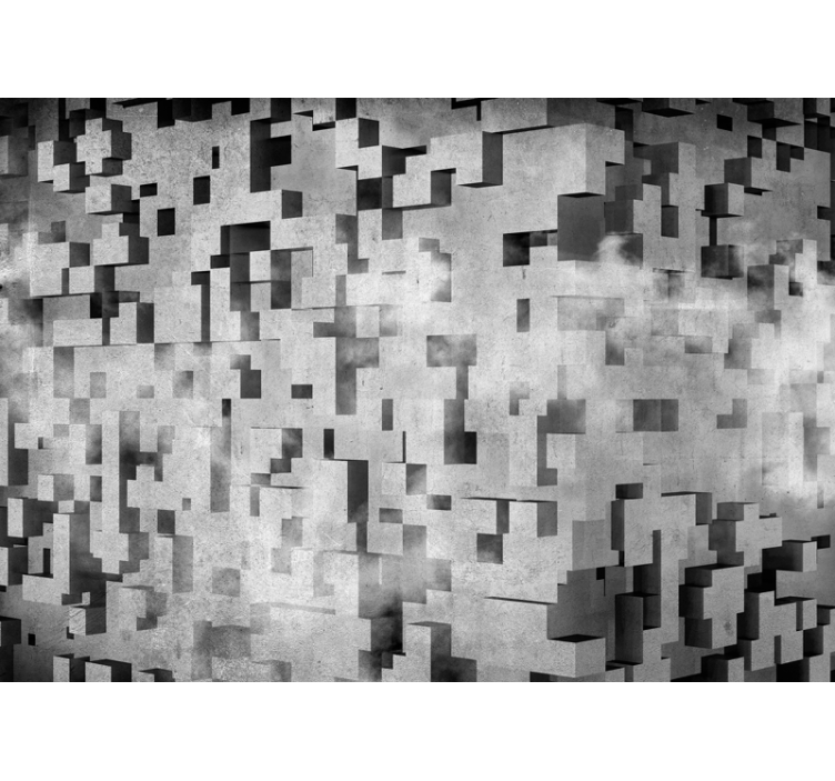 Modern geometric pattern fototapete s teksturami - TenStickers