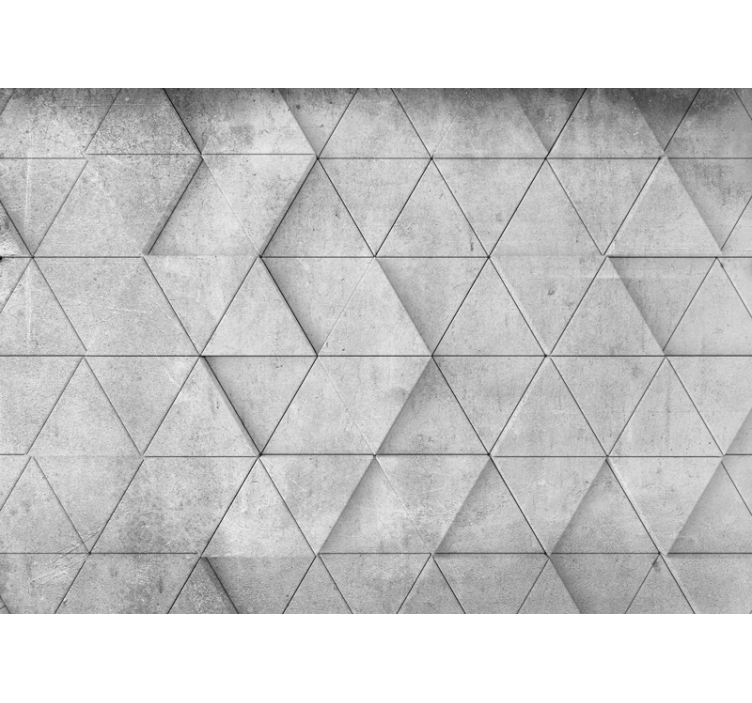 Geometric concrete motif fototapete s teksturami - TenStickers