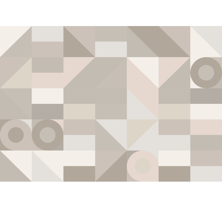 Geometric patterned shapes fototapete s teksturami - TenStickers