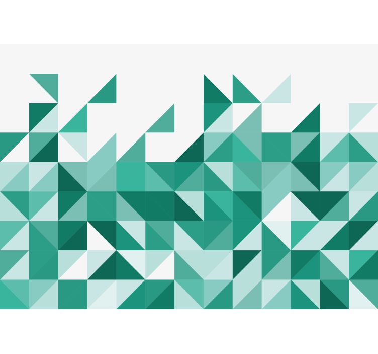 Geometric triangle pattern abstraktni fototapeti - TenStickers