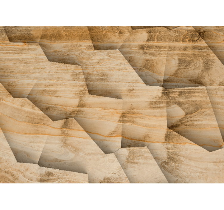 Lesene stenske plošče imitacija 3d stenske fototapete - TenStickers